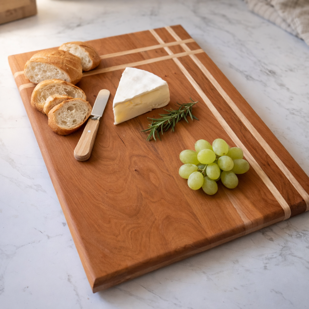 Cherry & Oak Artisan Cutting Board