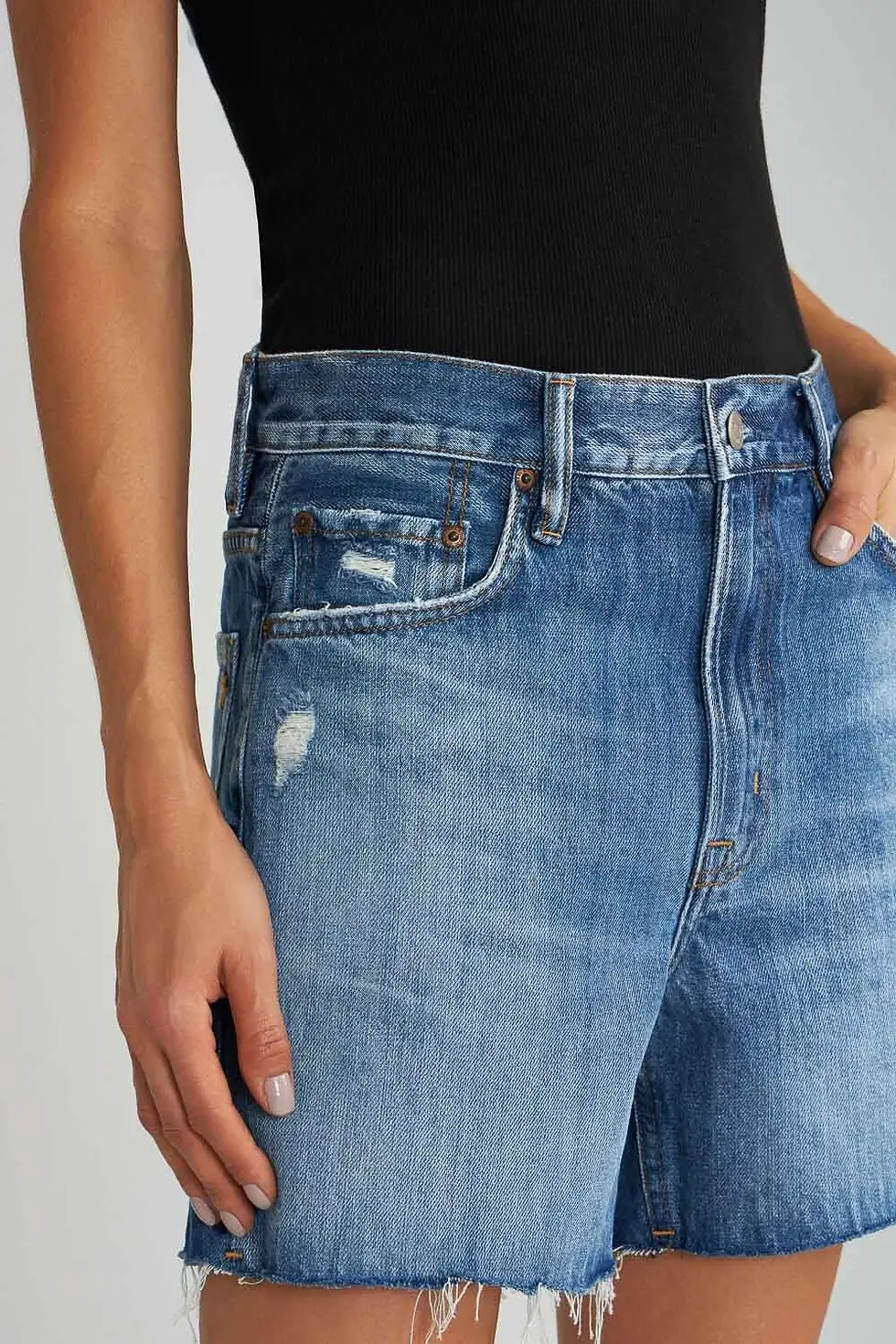 Miniatura: Bermuda 90's Jeans Medio L*Dnim