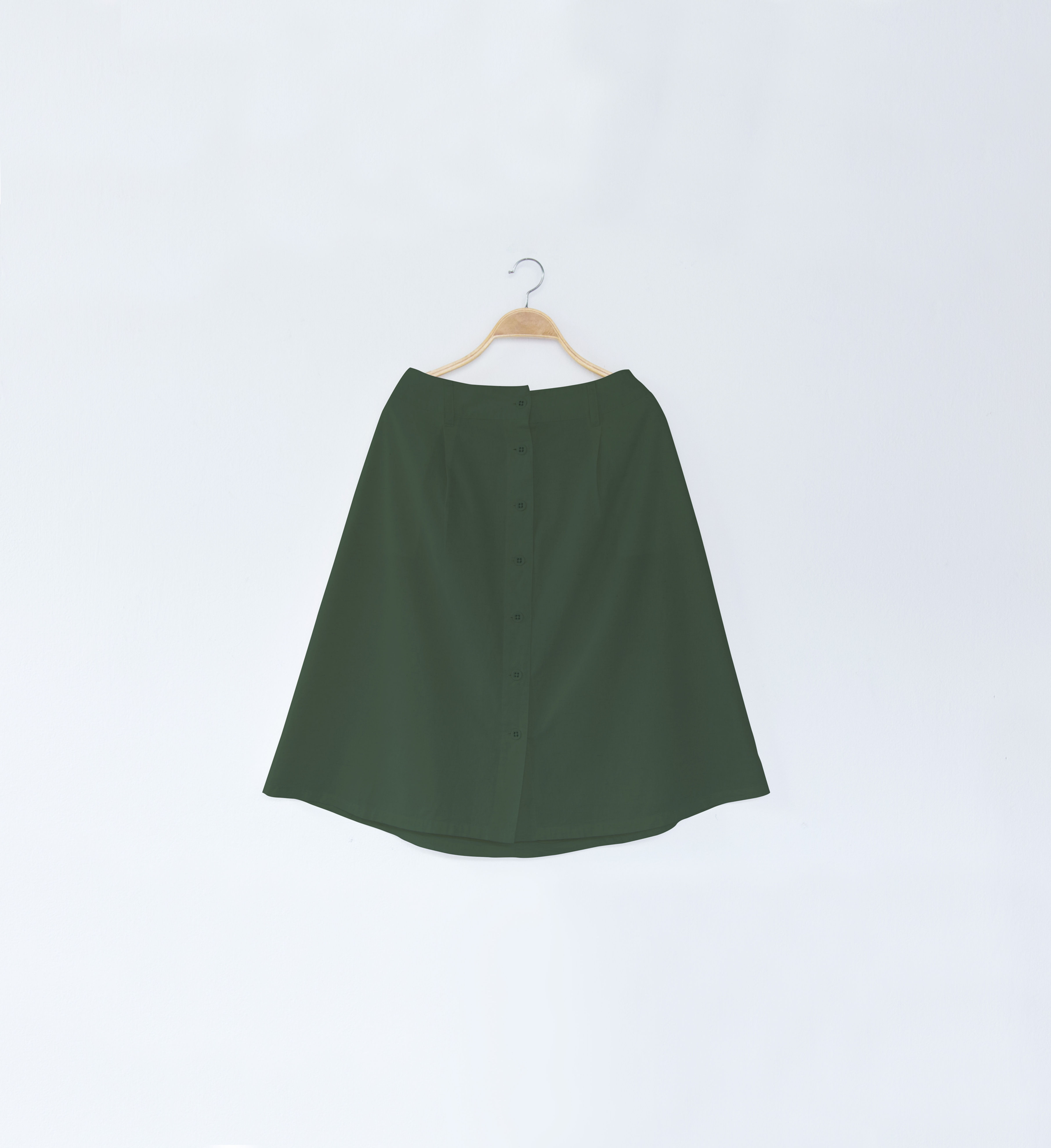Linen A-Line Skirt