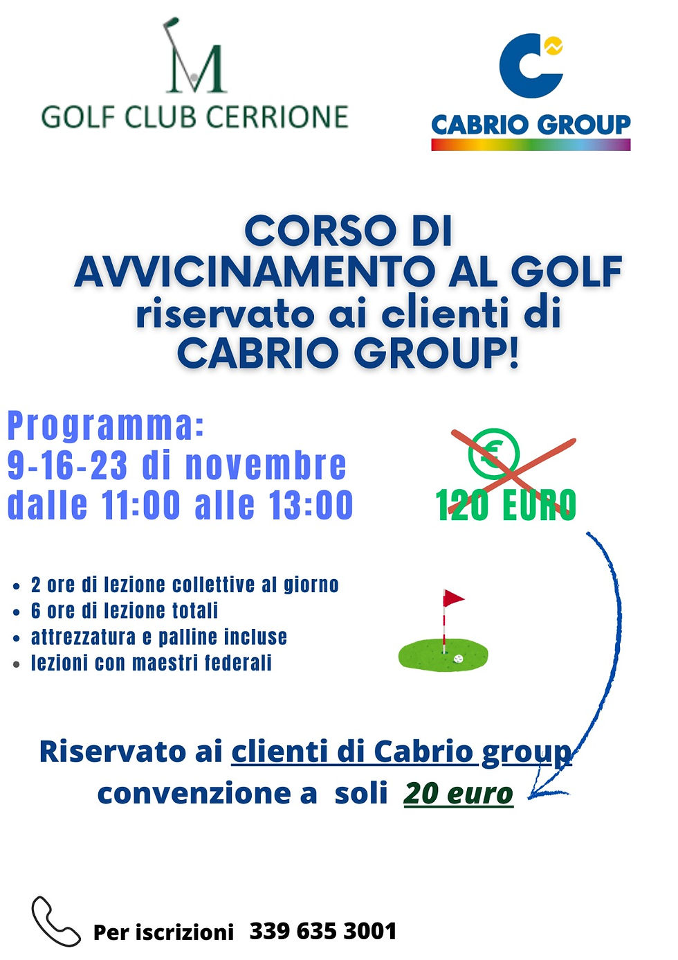 AVVICINAMENTO AL GOLF CLIENTI CABRIO GROUP