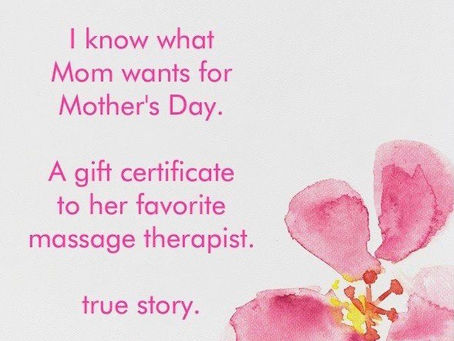 Celebrate Mother’s Day with a Massage