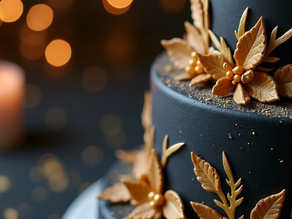 Exploring the Elegance: Black & Gold Theme Cake Unveiled