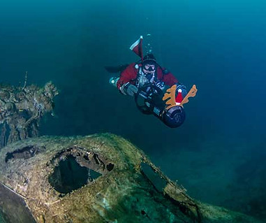 Scuba Santas at NDAC.