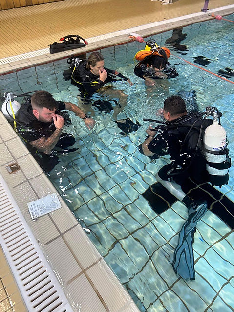 Learning to Scuba Dive at InDepth Dive Club.