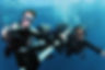 Divers Decompressing on the shot line after an epic dive!