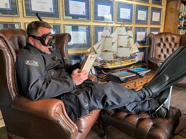 James Neal in the Dive Den.