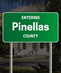 Pinellas County Road Sign