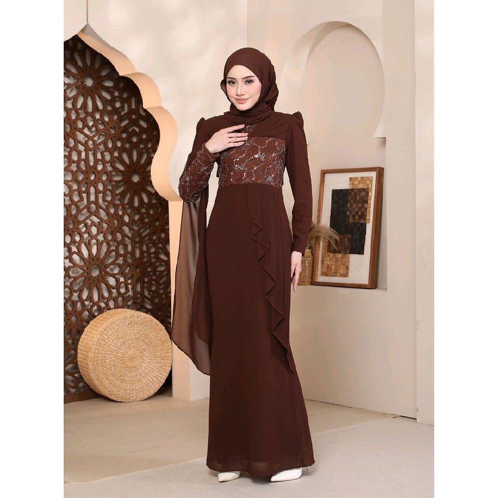 Thumbnail: (NEW) Aryana Flowy Chiffon Dress  – Raya Series 2026