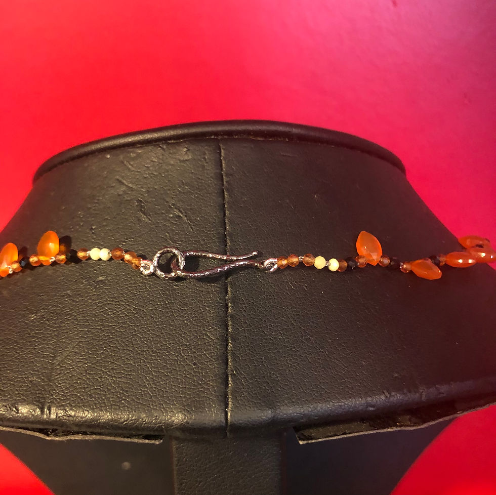 Thumbnail: Tiny carnelian, drops, chalcedony.