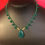 Thumbnail: Large and small green onyx drops.