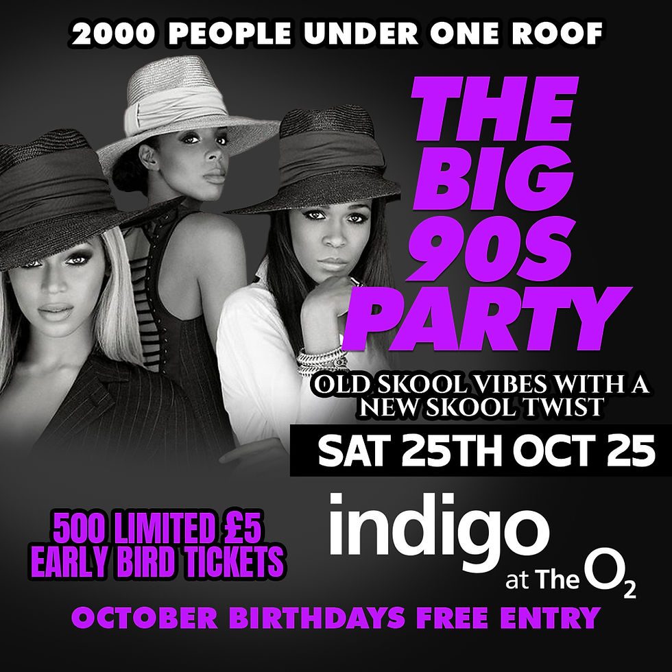 LONDON: THE BIG 90'S PARTY  