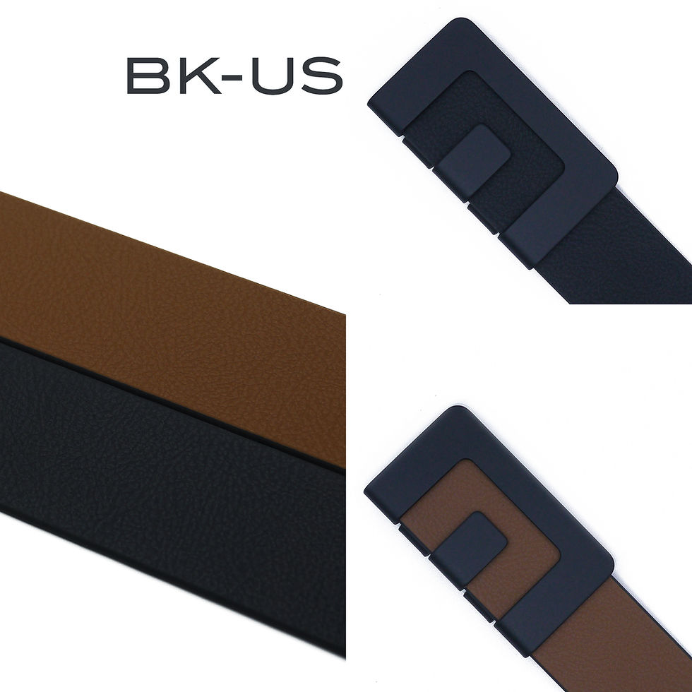 ภาพขนาดย่อ: เข็มขัด MIN BELT หัวเข็มขัดสีดำ สาย USUAL