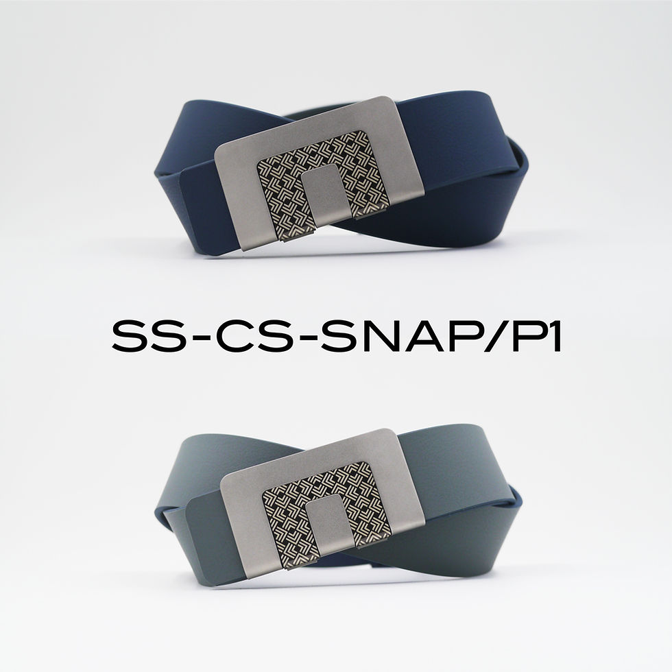 ภาพขนาดย่อ: เข็มขัด MIN BELT หัวเข็มขัดสีเงิน สาย CASUAL