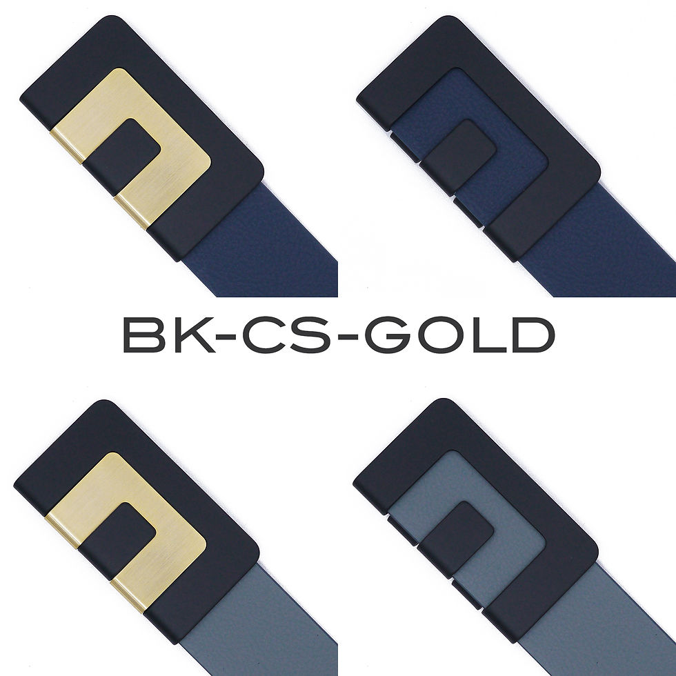 ภาพขนาดย่อ: เข็มขัด MIN BELT หัวเข็มขัดสีดำ สาย CASUAL