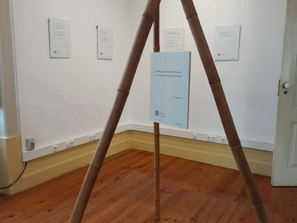 Exposição "Corpo Cru" no Centro Cultural Penedo da Saudade.