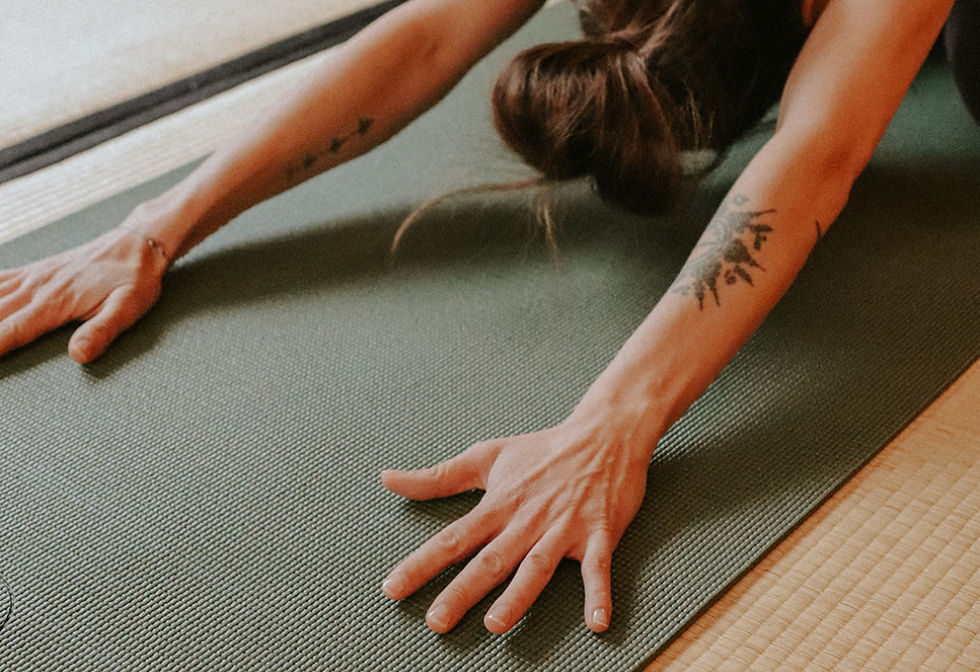 Stellung des Kindes - Balasana