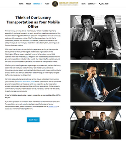 American Executive Transportation Website Content