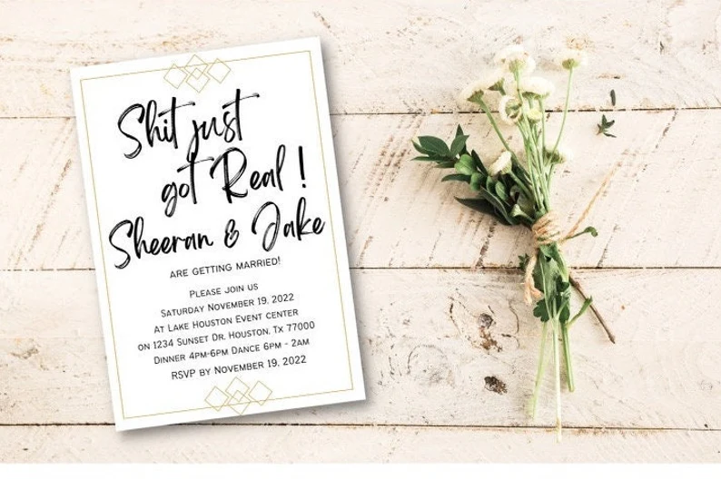 60 Funny Wedding Invitations: Adding a Dash of Humor to Your Big Day with wording guide and tips