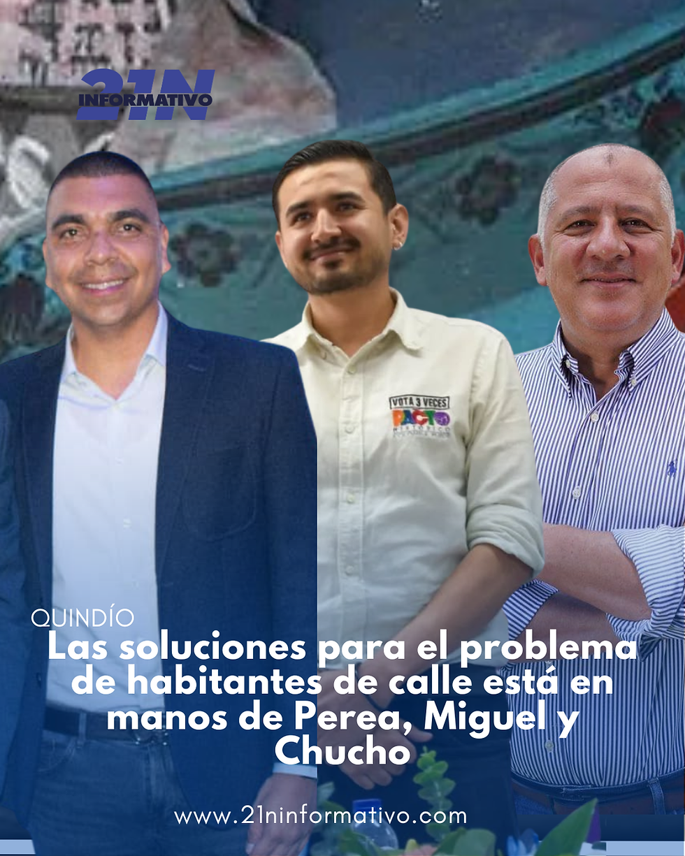 Las soluciones para el problema de habitantes de calle está en manos de Perea, Miguel y Chucho