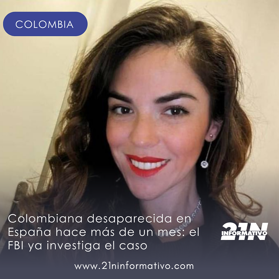 COLOMBIANA DESAPARECIDA EN ESPAÑA HACE MÁS DE UN MES: EL FBI YA INVESTIGA EL CASO