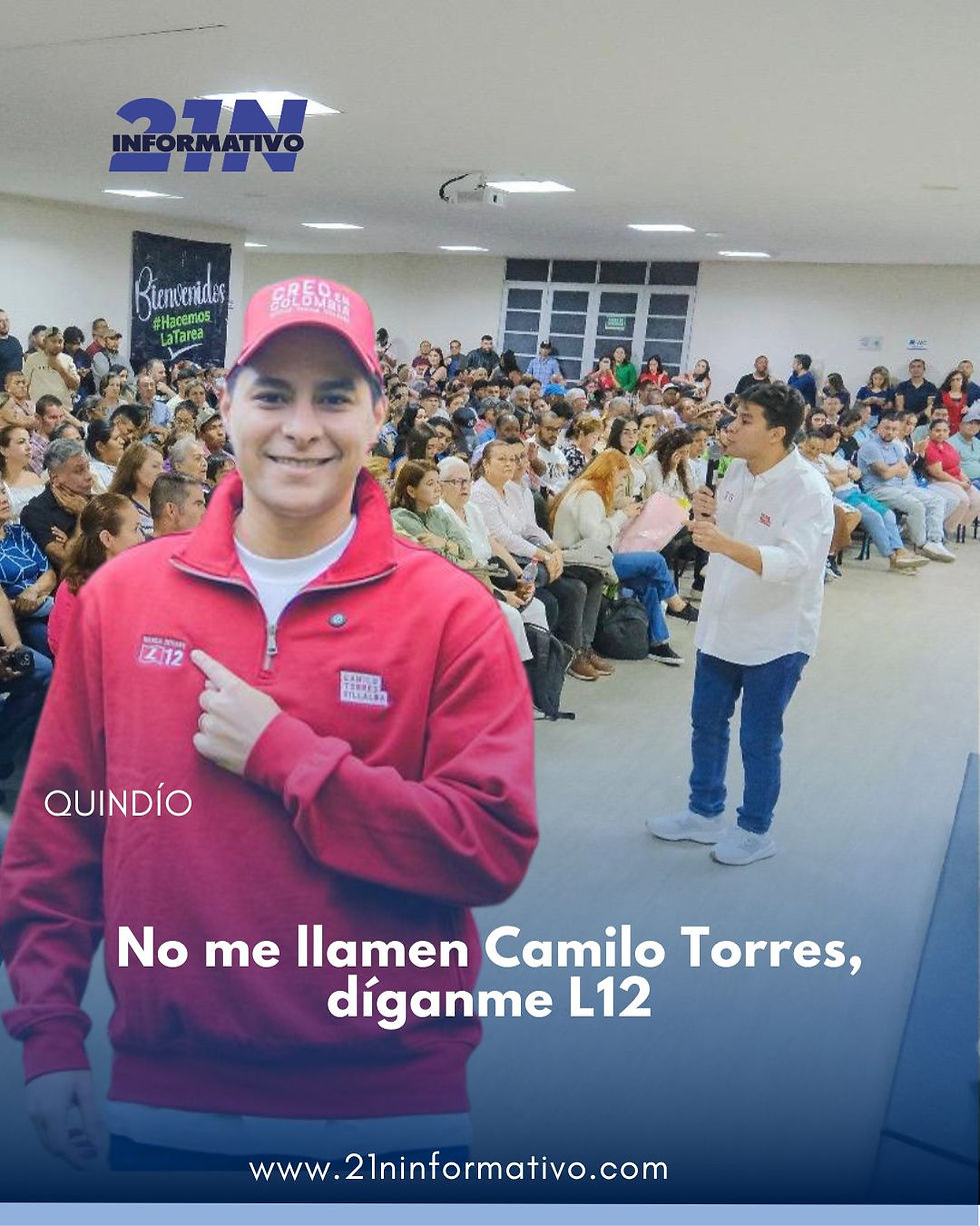 No me llamen Camilo Torres, díganme L12