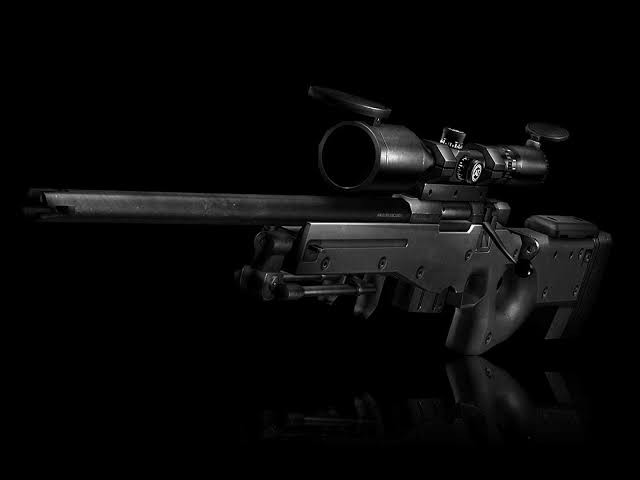 AWM sniper rifle