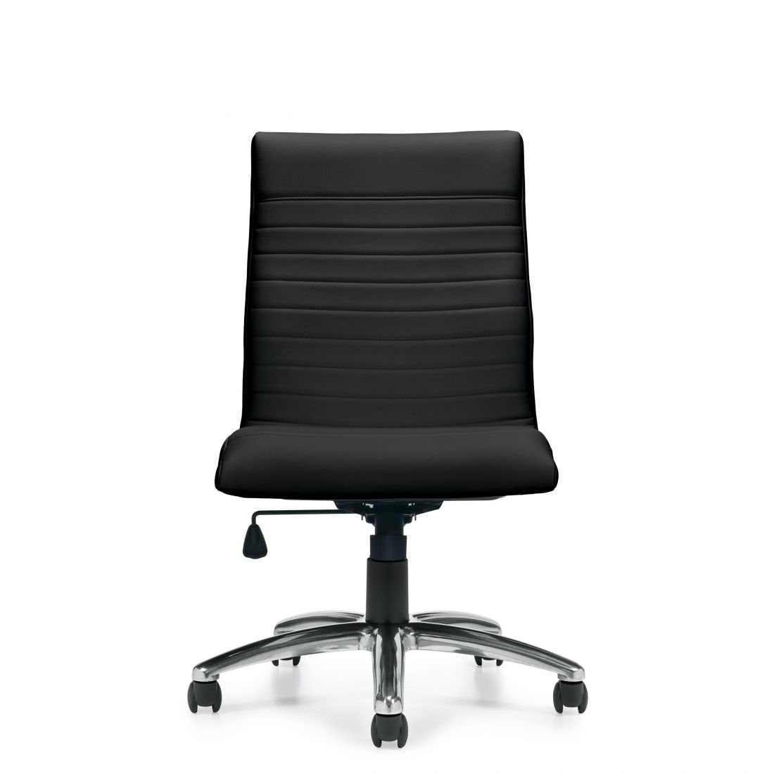 Offices to Go Zim High Back Weight Sensing Synchro-Tilter Office Chair - Black