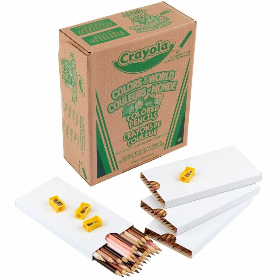 Crayola Colors of the World Colored Pencil - 240 / Pack