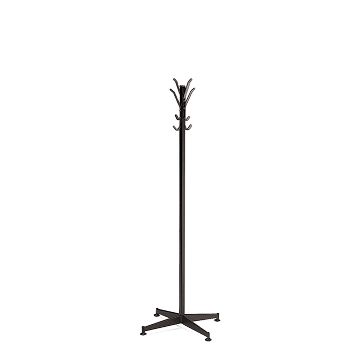 Global Productivity Solutions Metal Coat Tree - Black - 3/ctn