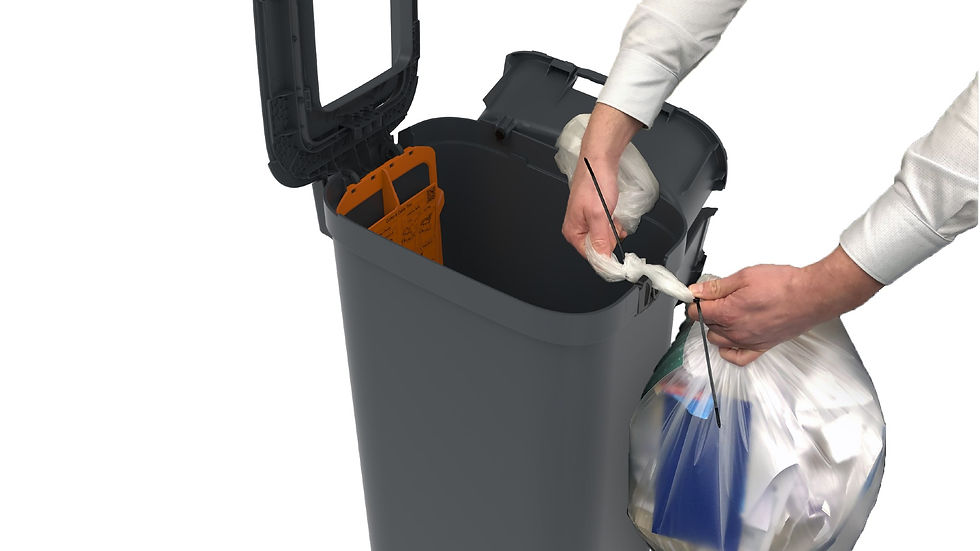 Unisort bin with Longopac liner