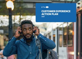 Excerpt from cover of UTA CX Action Plan