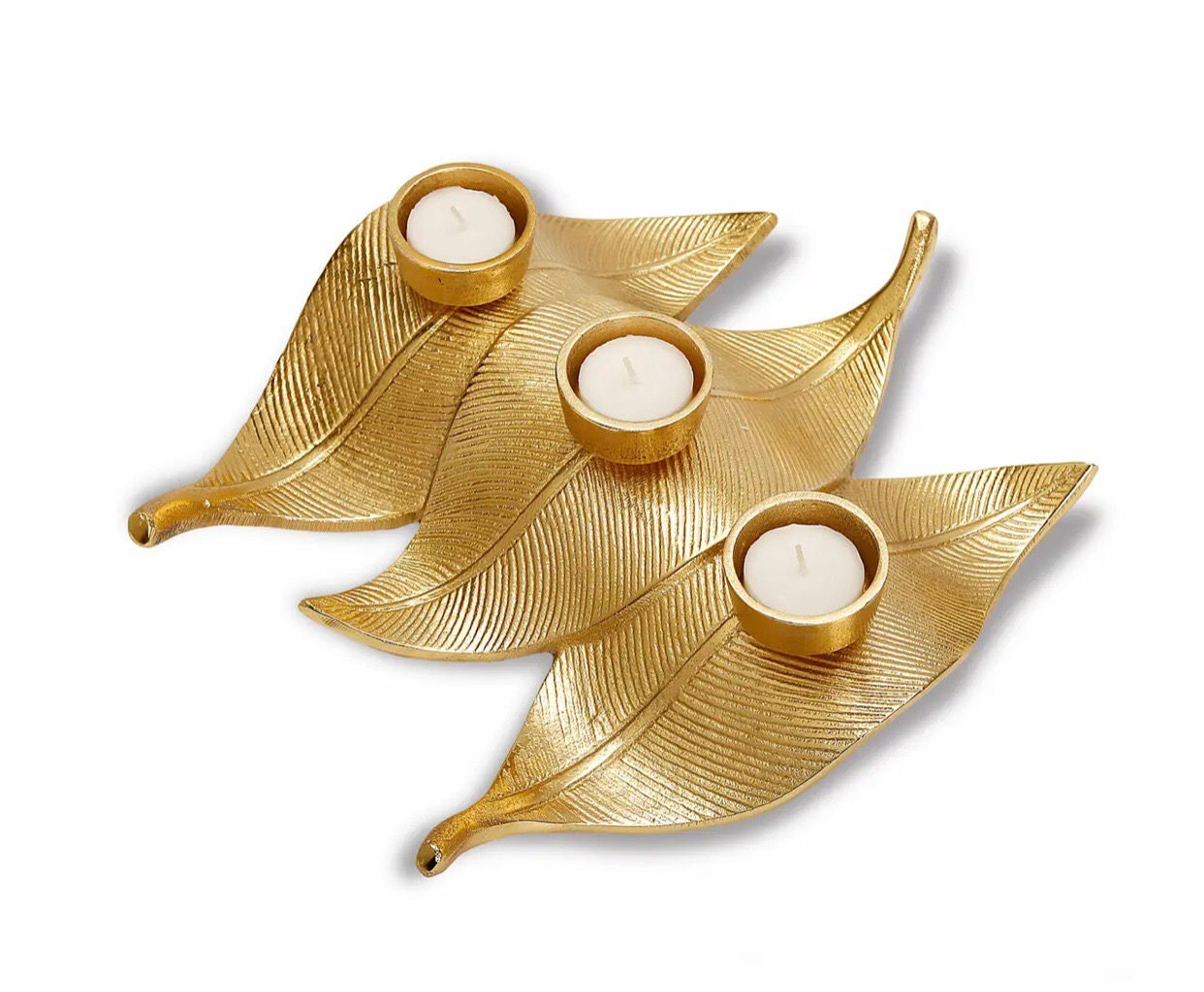 Tea light holder gold 