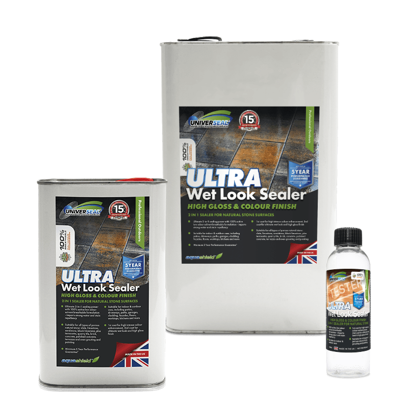 Wet Look Sealer – High Gloss Colour Enhancing Sealer for Natural Stone