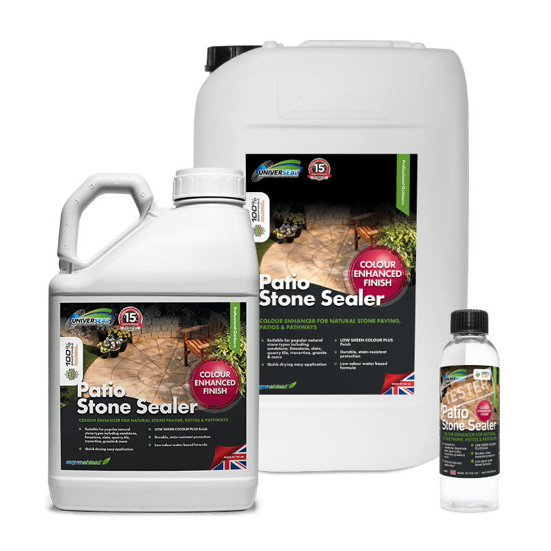 Patio Stone Sealer – Colour Enhanced Matt Finish