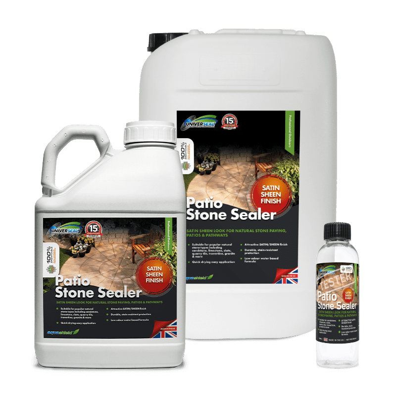 Patio Stone Sealer – Satin Sheen Finish