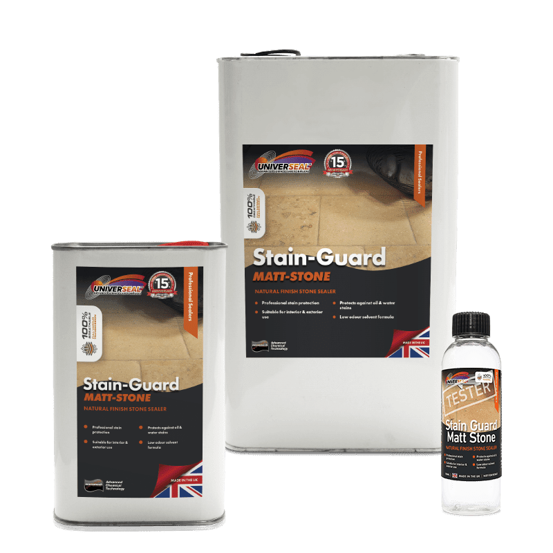 Universeal Stain Guard Matt Stone – Natural Finish Stone Sealer - solvent-based