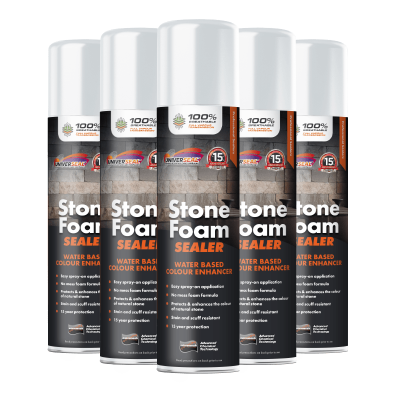 Universeal Stone Foam (442ml) aerosol – Water-Based Colour Enhancer – low-VOC sp