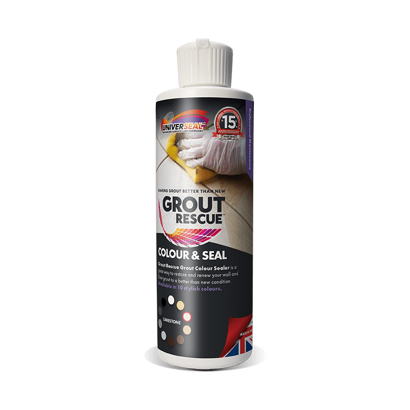 Universeal Grout Rescue Colour & Seal – Premium Grout Colourant and Sealer