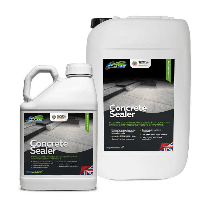 Concrete Sealer – Satin Finish Protective Sealer for Driveways & Floors