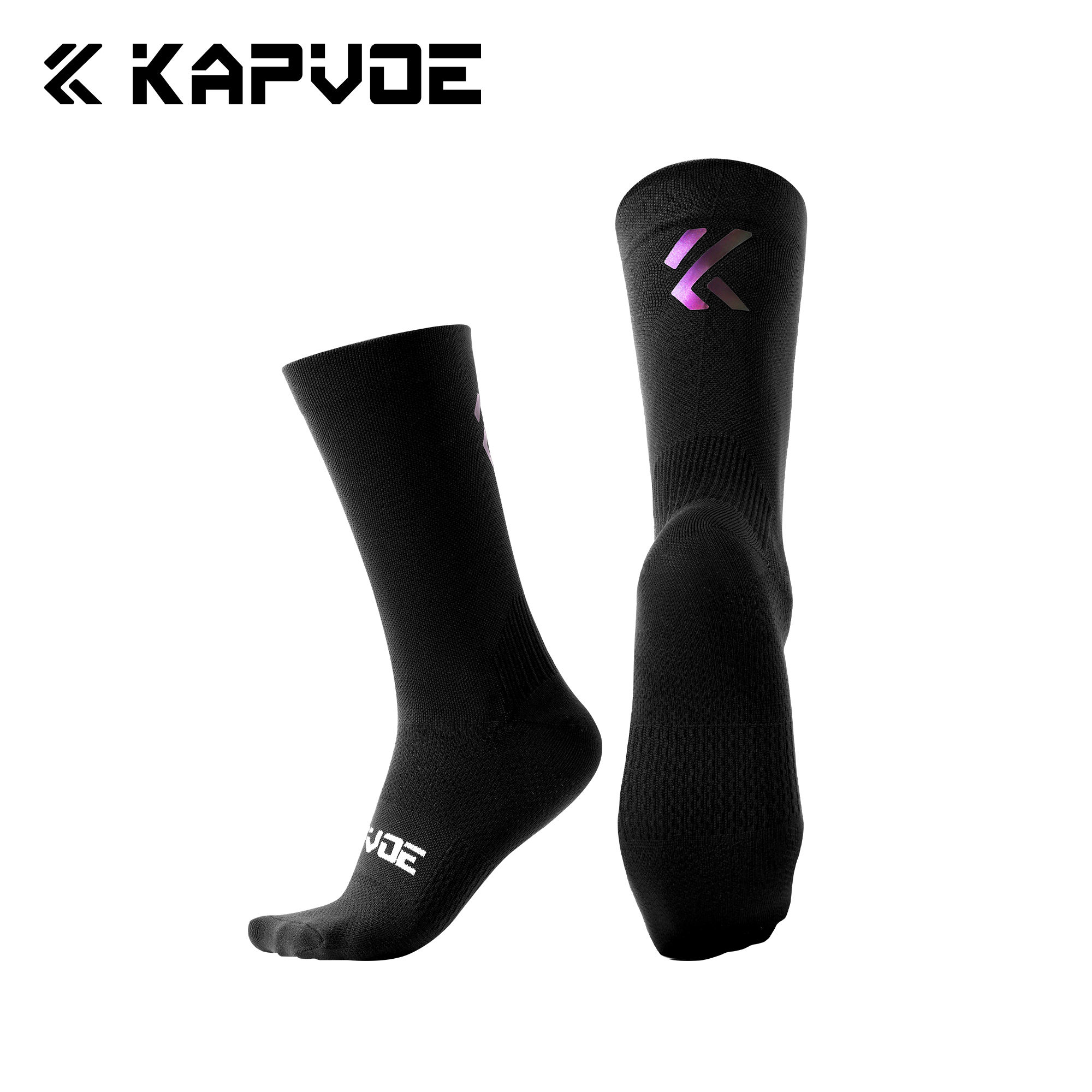 Kapvoe Cycling Socks Sports Socks Anti-Slip Football Socks Men Women Non-Slip
