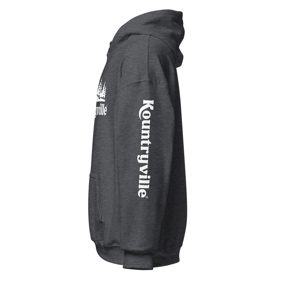 Thumbnail: Kountryville® Logo Arm Unisex Hoodie | White Logo
