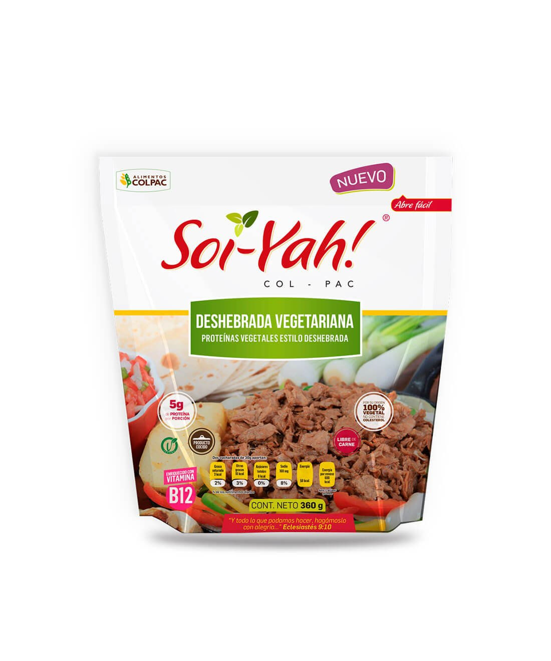 Deshebrada vegetariana 360 g