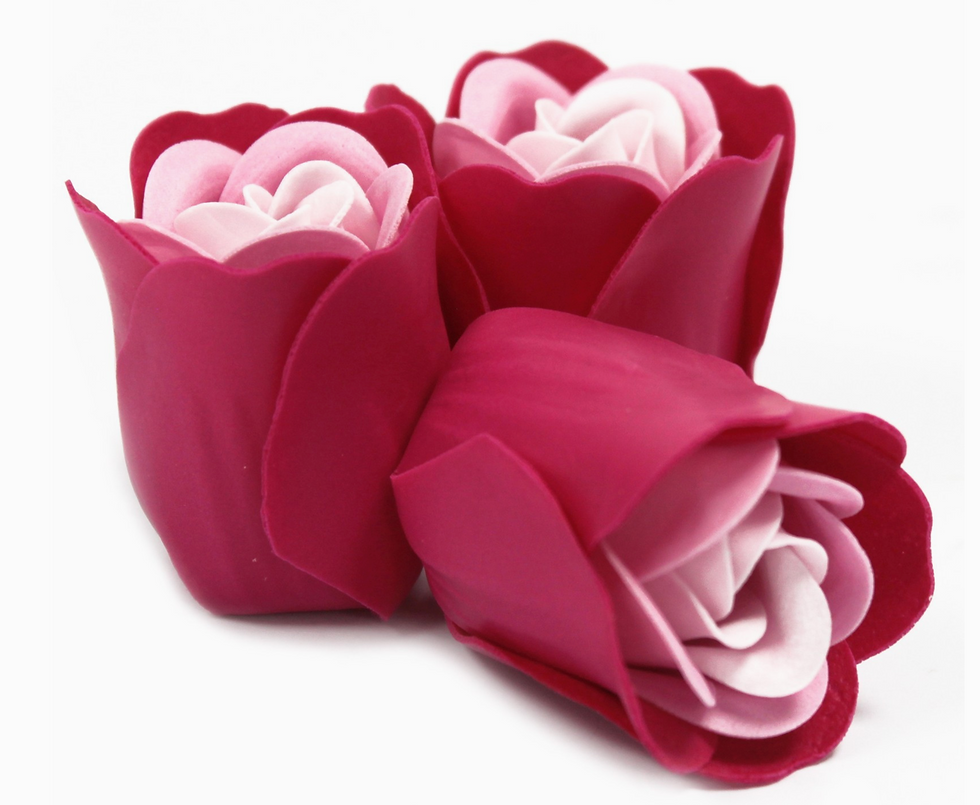 Miniature : rose en savon