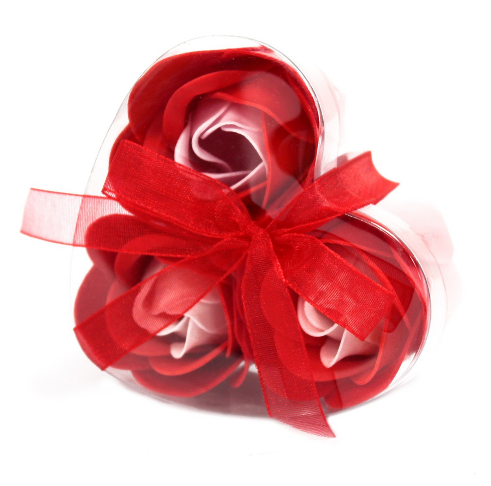 Miniature : Coffret de 3 roses en savon