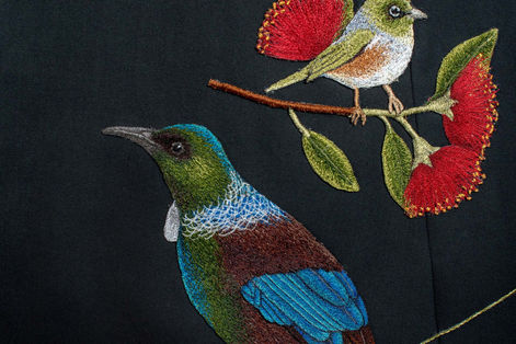 Sanctuary Given Close up front embroidery