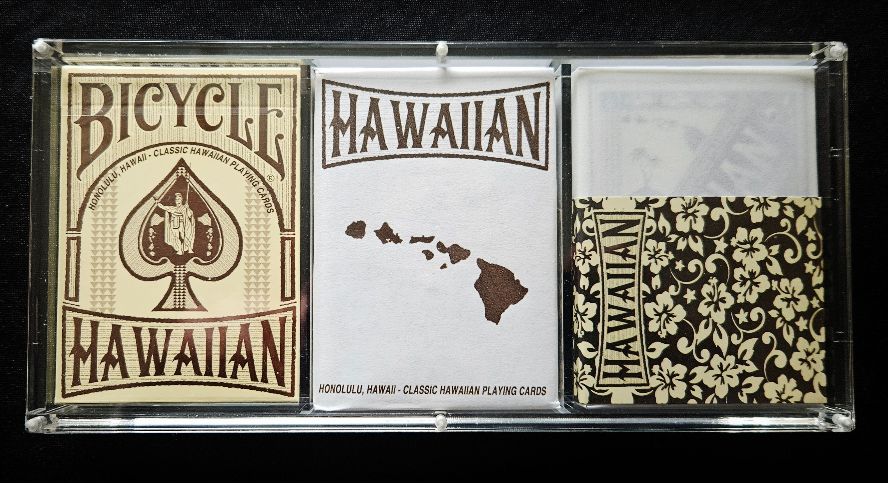 Bicycle Hawaiian - 3 Deck Set + Carat Case