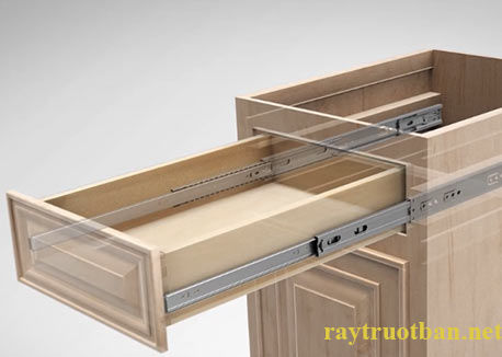 ray trượt bi mở toàn phần