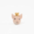 Ceramic pig fève