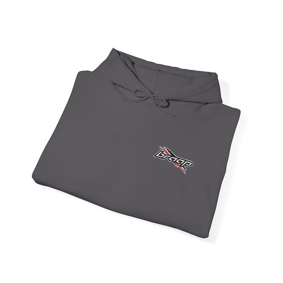 Thumbnail: Embroidered BRAAP Logo Hoodie — Left Chest — Various Colors