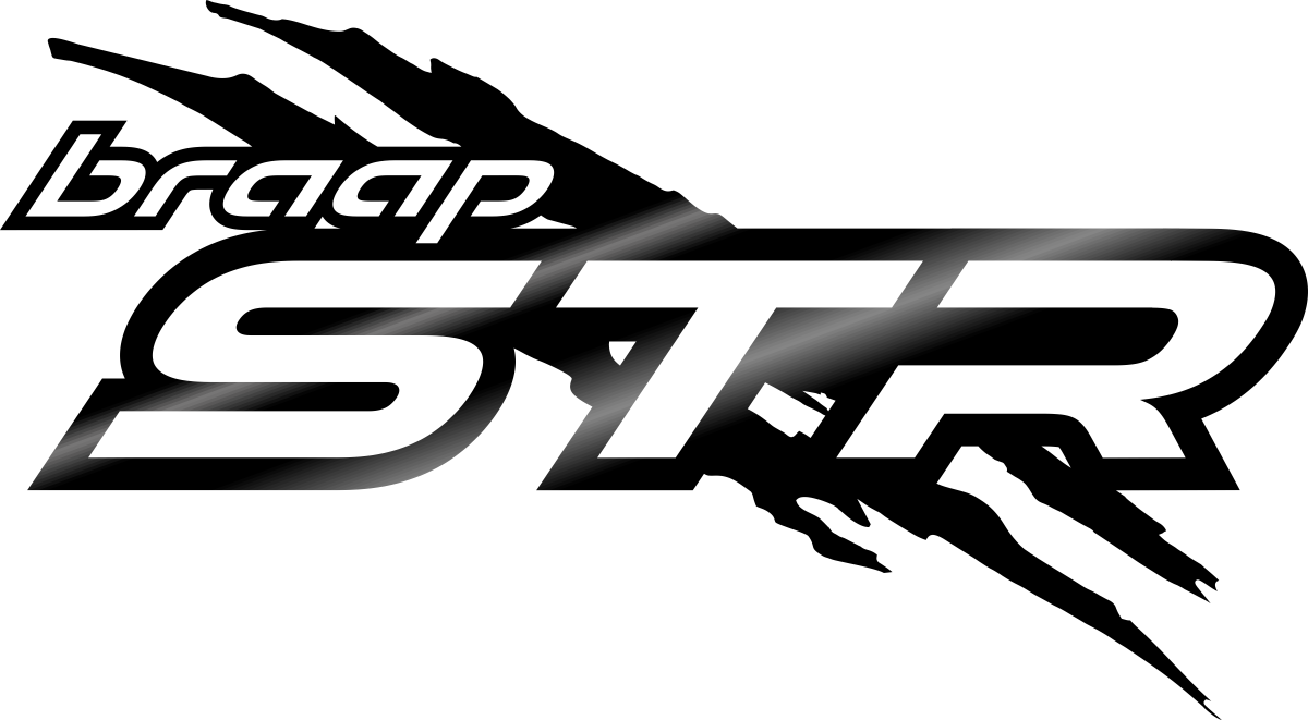 BRAAP STR Die-Cut Graphic - Various Sizes & Colors